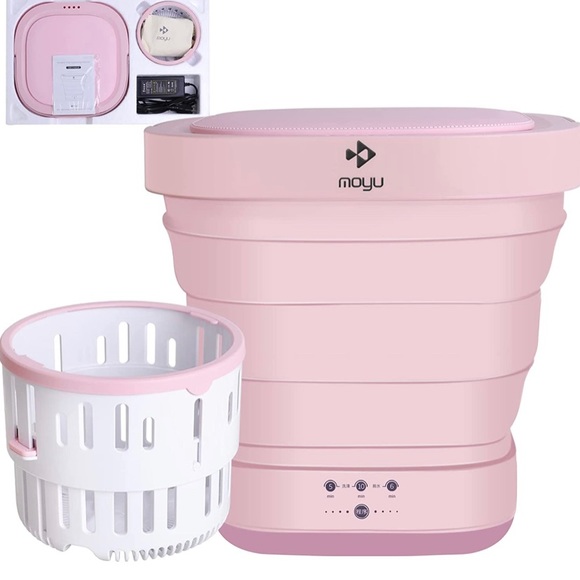 Portable Washing Machine Mini Washer with Drain Basket - Picture 2 of 4